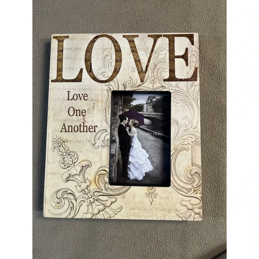 Love Together‎ Forever Couple Wedding Photo Frame 4x6 Desktop Display